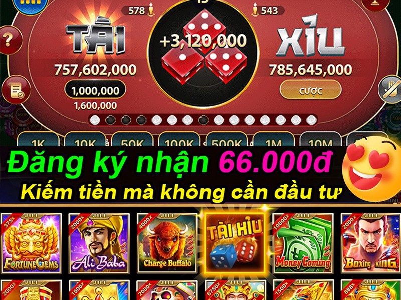 Trò chơi live casino độc đáo