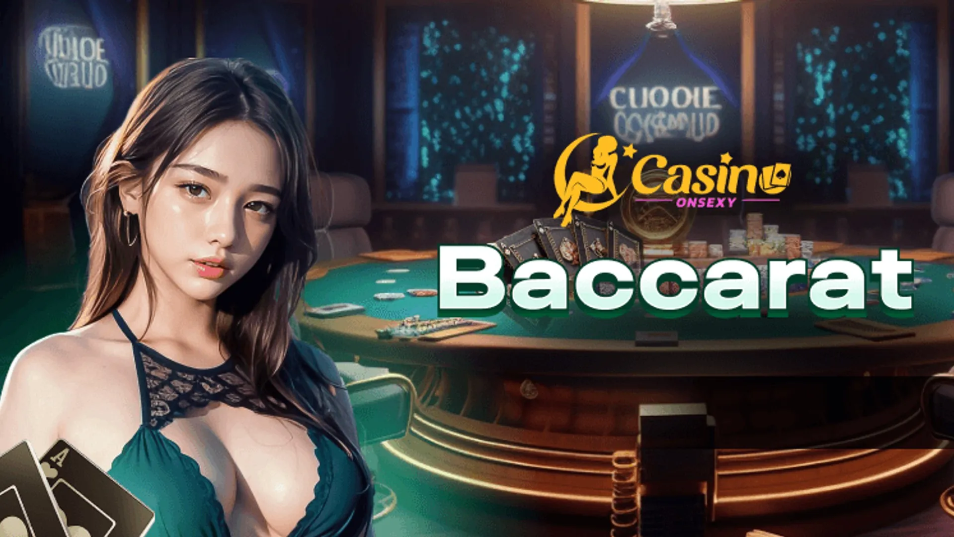 Bàn Poker với chip và lá bài, sẵn sàng cho ván đấu tại 13wim
