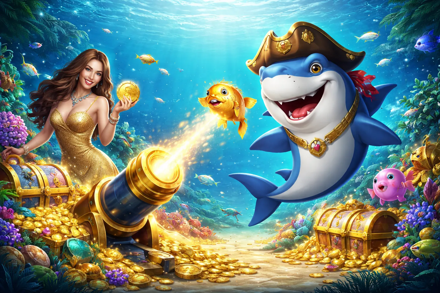 Hình ảnh game Bắn Cá 13wim sôi động