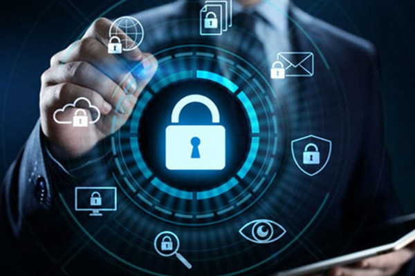 Biểu tượng bảo vệ tài khoản người dùng và xác thực hai yếu tố